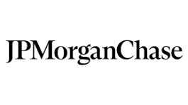 JP Morgan Chase logo in black bold text