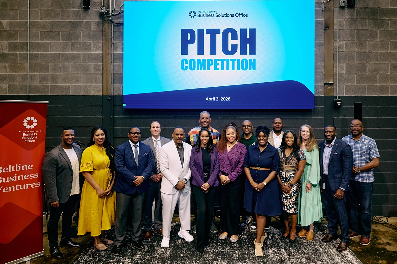 Atlanta Beltline Business Solutions Office - Pitch Competition group photo